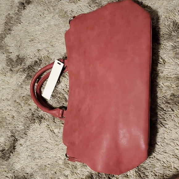 Pink Haley Vegan Leather Pink and Red Valentines Heart Purse NEW WITH TAGS - Picture 2 of 5